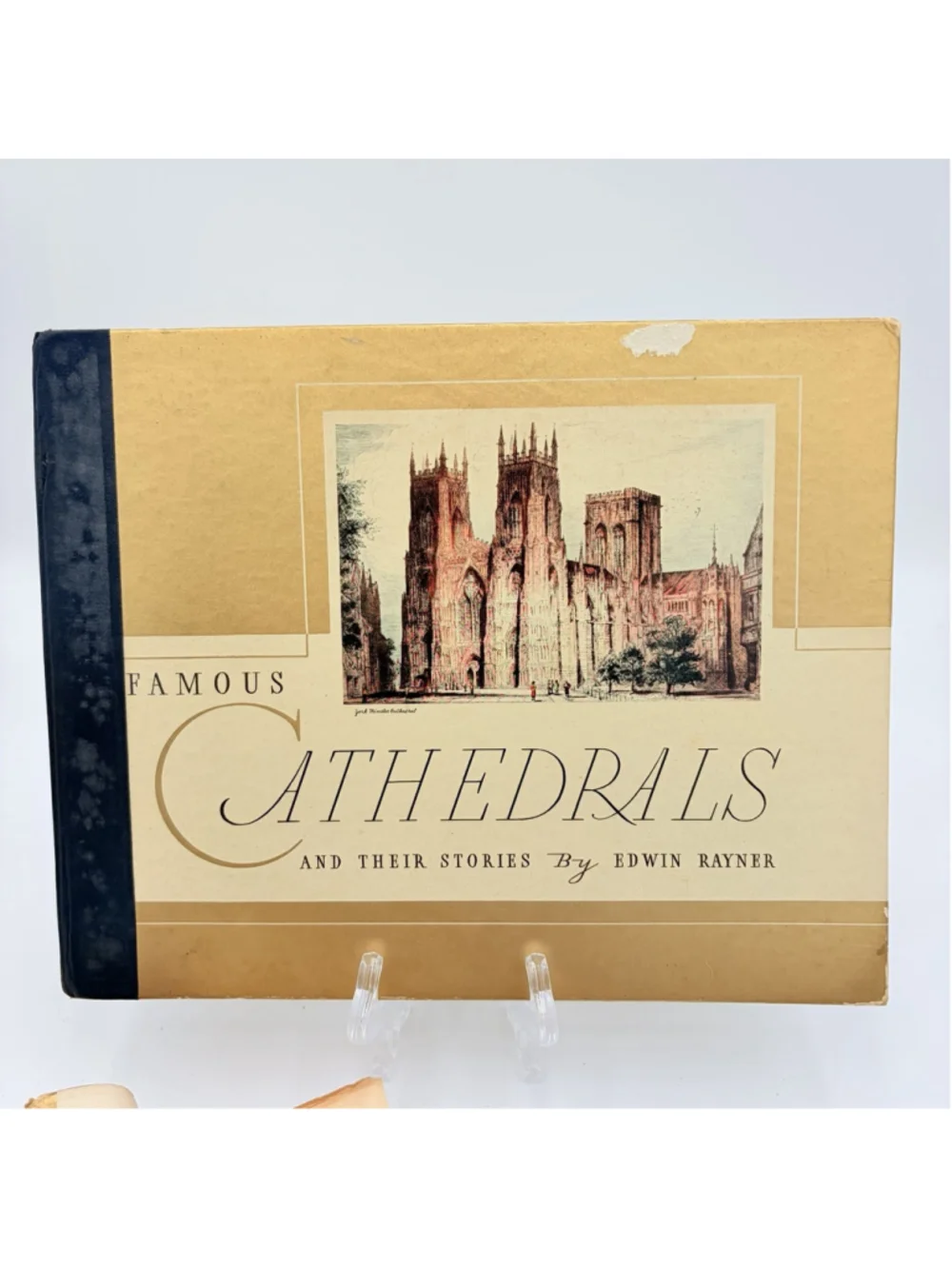 Famous Cathedrals and Their Stories Edwin Rayner 1935 Hardcover Illustrated